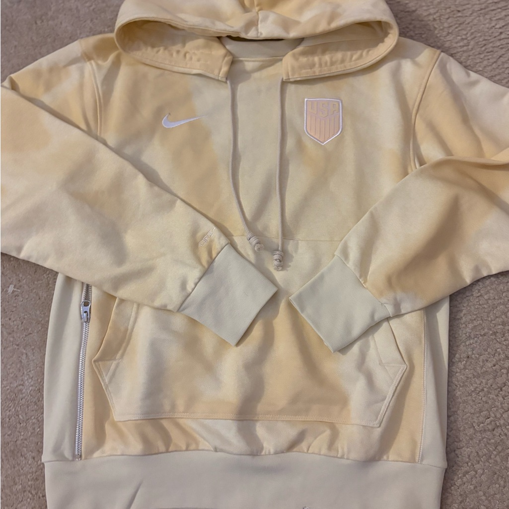 Rare Nike Dri-Fit Team Usa Olympic Soccer Hoodie Fj7884-113 Men’s M